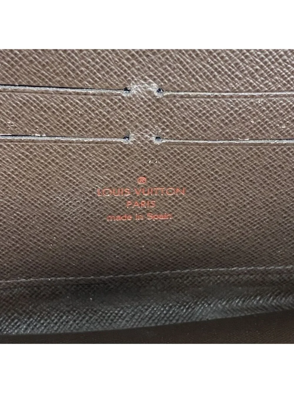 Louis Vuitton Wallet Damier Zippy Ebene